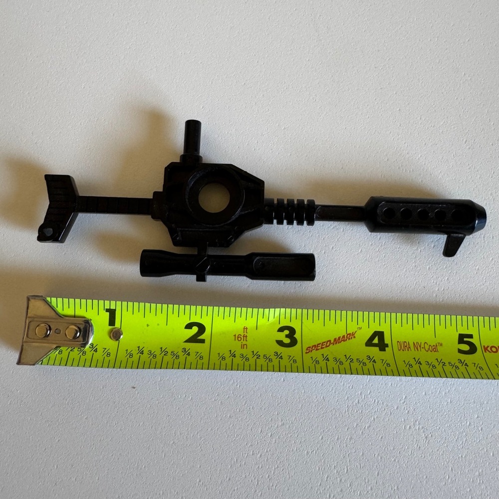 Black Sniper Rifle Blaster Accessory for Action Figures - Picture 3 of 3